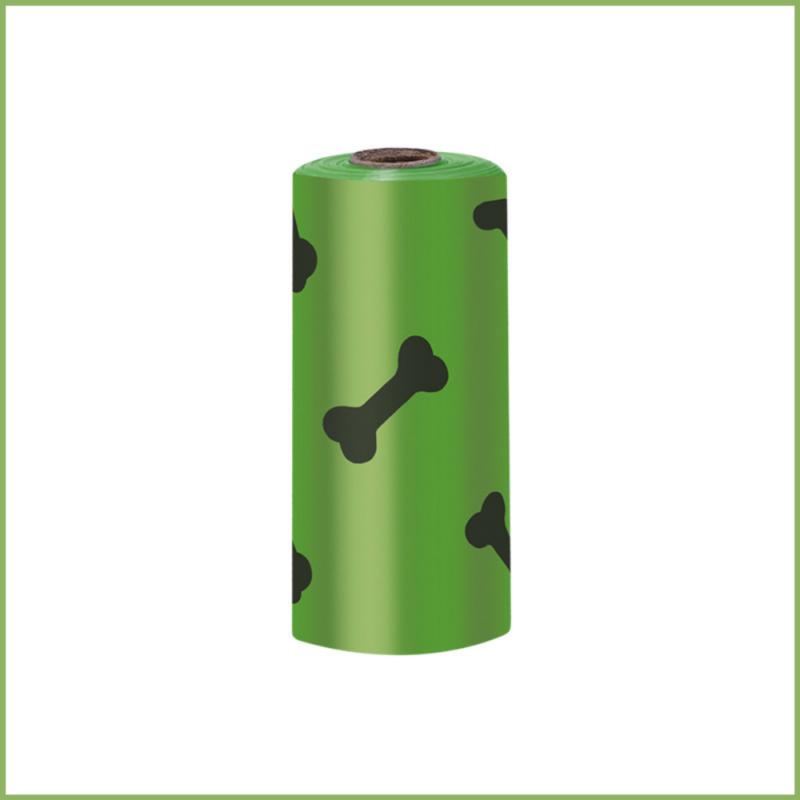 REFIL CATA CACA 50 SACOS BIODEGRADÁVEIS COM AROMA FLORAL